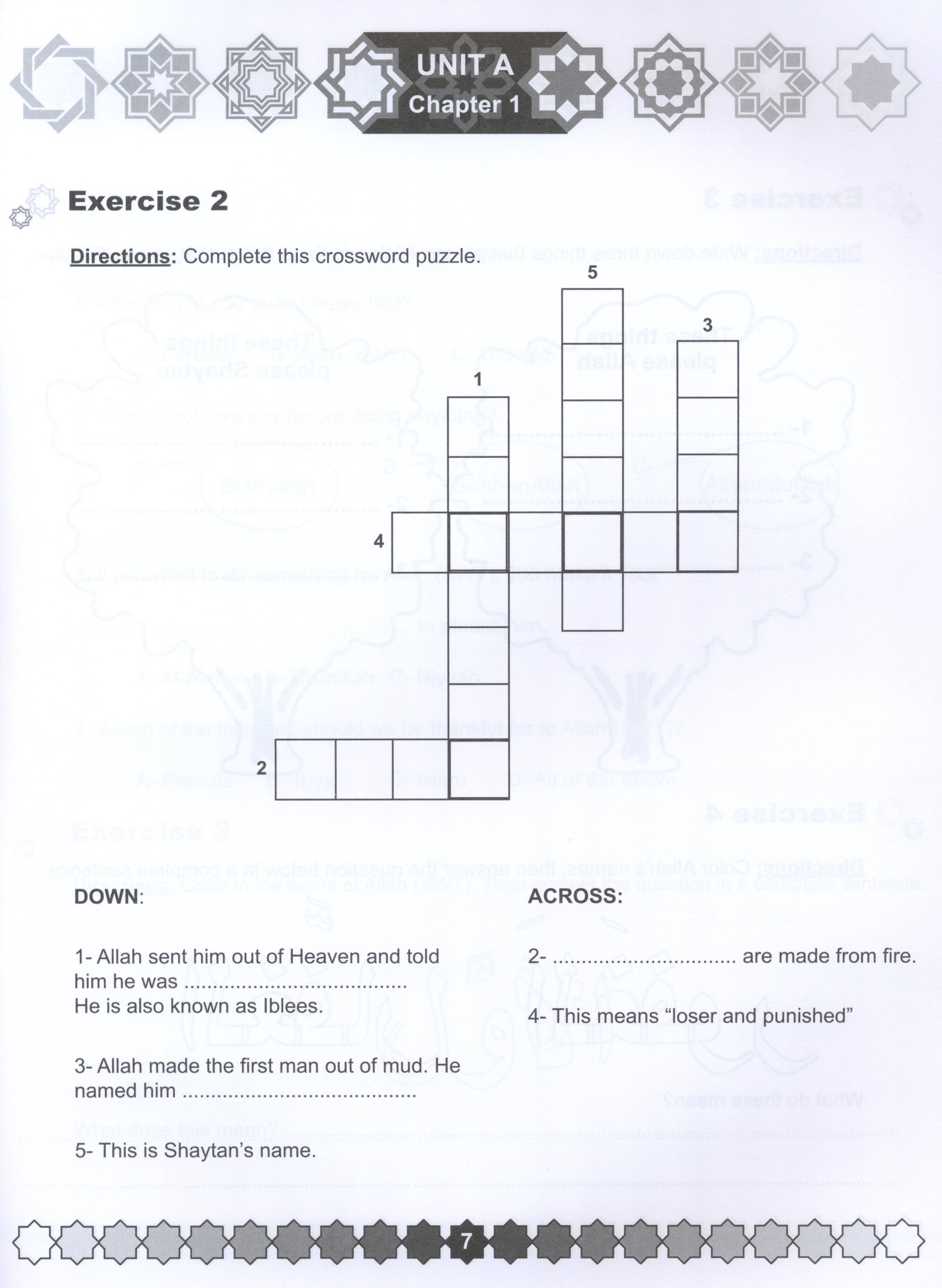 I Love Islam Workbook Level 2 - First Edition