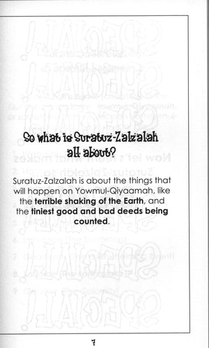 Surah 99 - Suratuz-Zalzalah Mini Tafseer Book