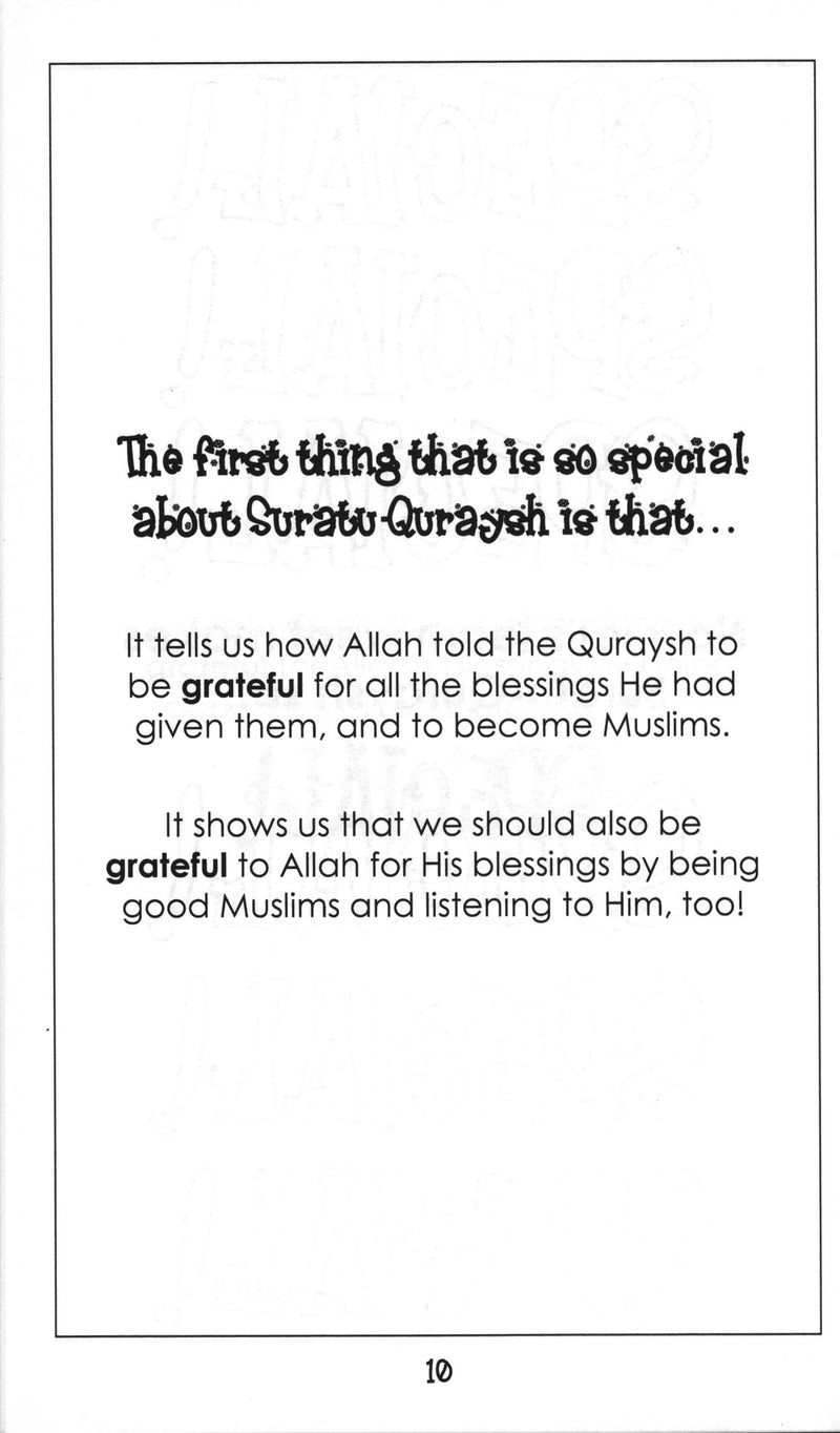 Surah 106 - Suratul Quraysh Mini Tafseer Book