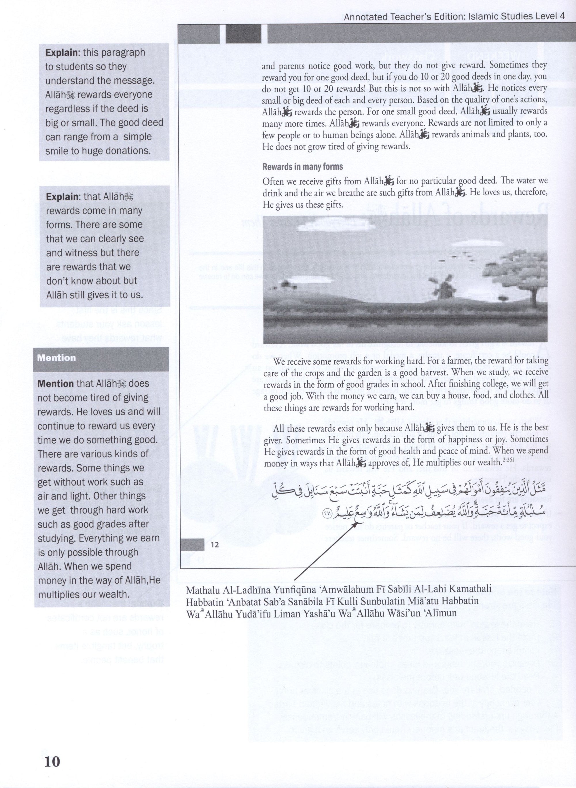 Weekend Learning Islamic Studies Teacher Manual Level 4