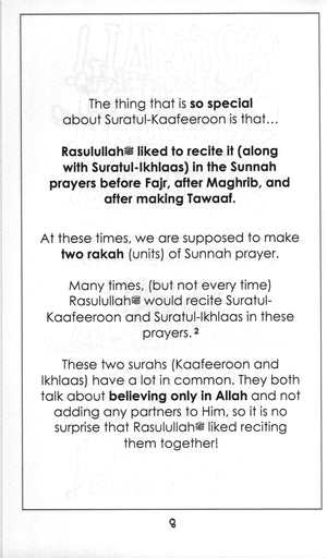 Surah 109 - Suratul Kafeeroon Mini Tafseer Book