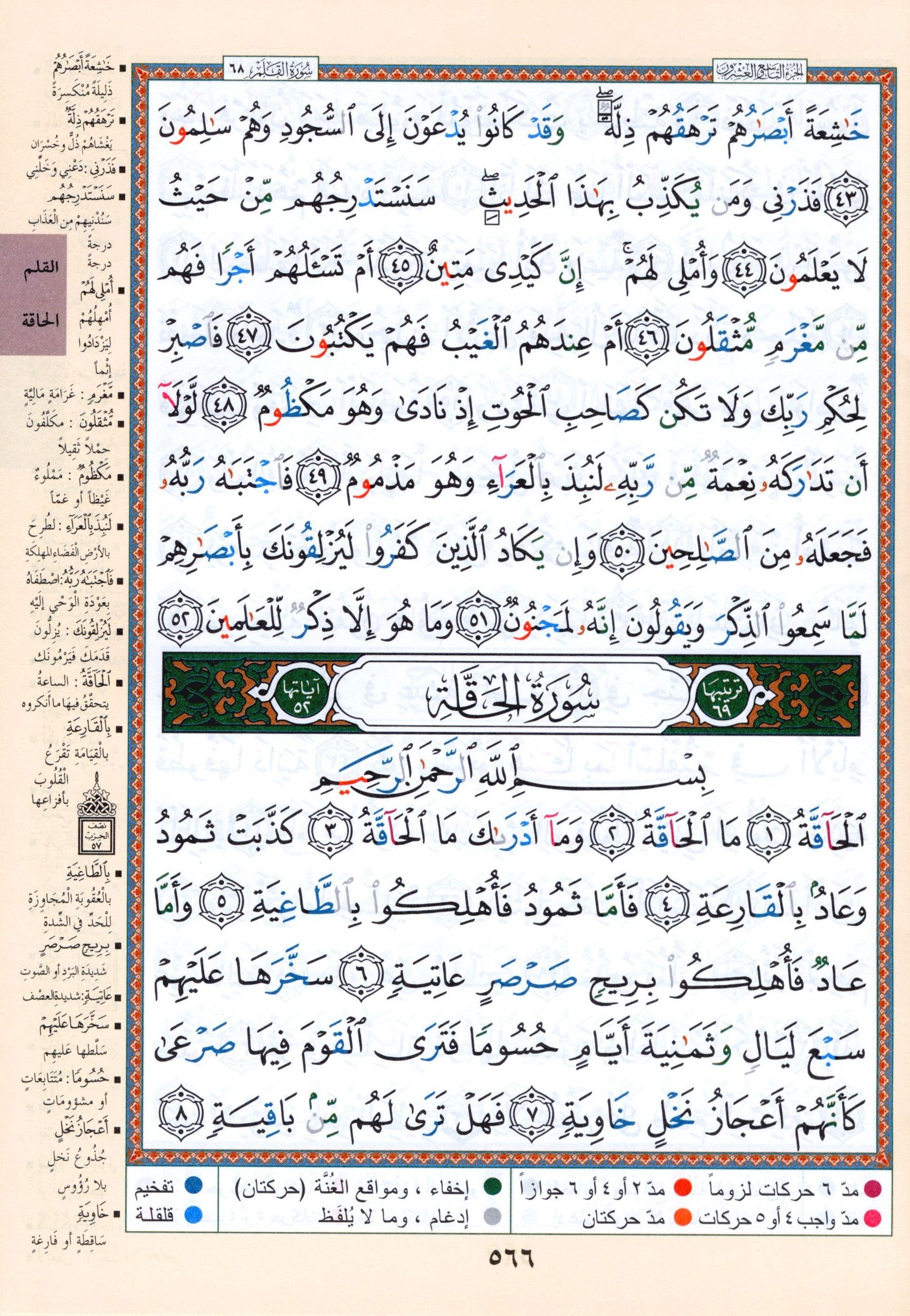 تجويد القرآن جزء تبارك الجزء 29 (7
