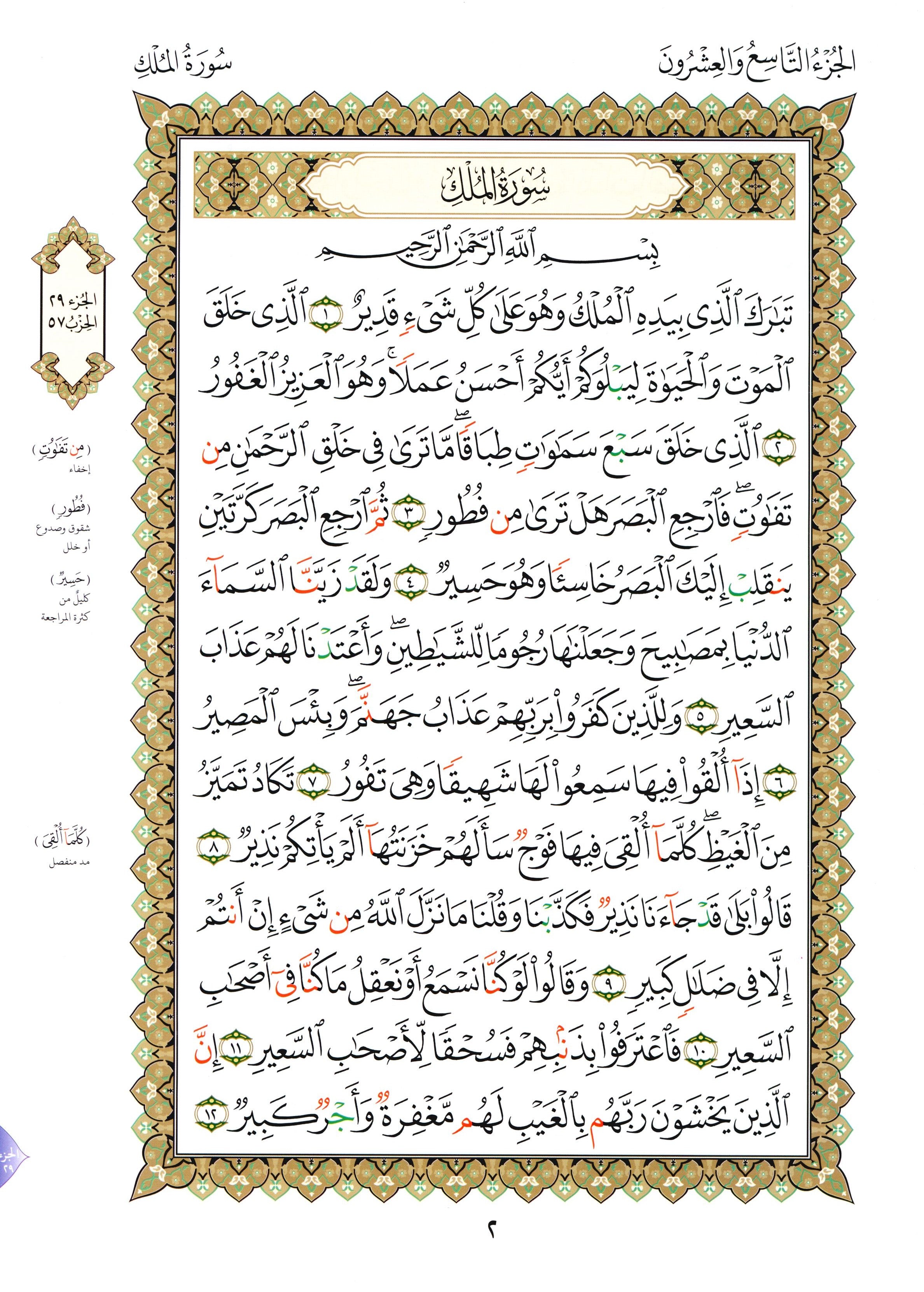 Al-Qaidah An-Noraniah - Juz’ Tabarak & Suratul-Fatihah for Beginners Large 7 x 9 القاعدة النورانية وتطبيقاتها على جزء تبارك مع سورة الفاتحة للمبتدئين