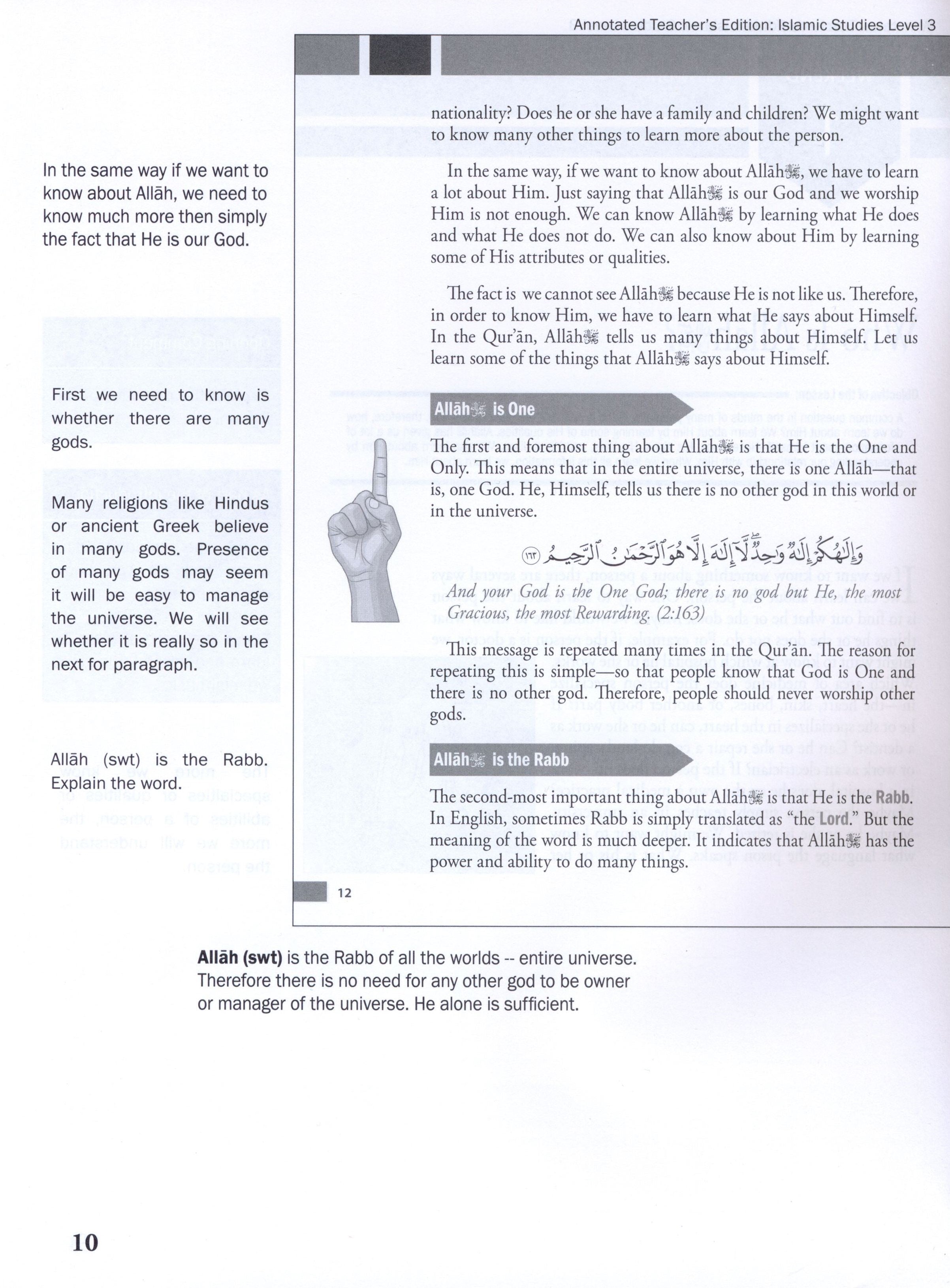 Weekend Learning Islamic Studies Teacher Manual Level 3