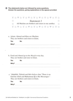 Our Faith and Worship Workbook Volume 1