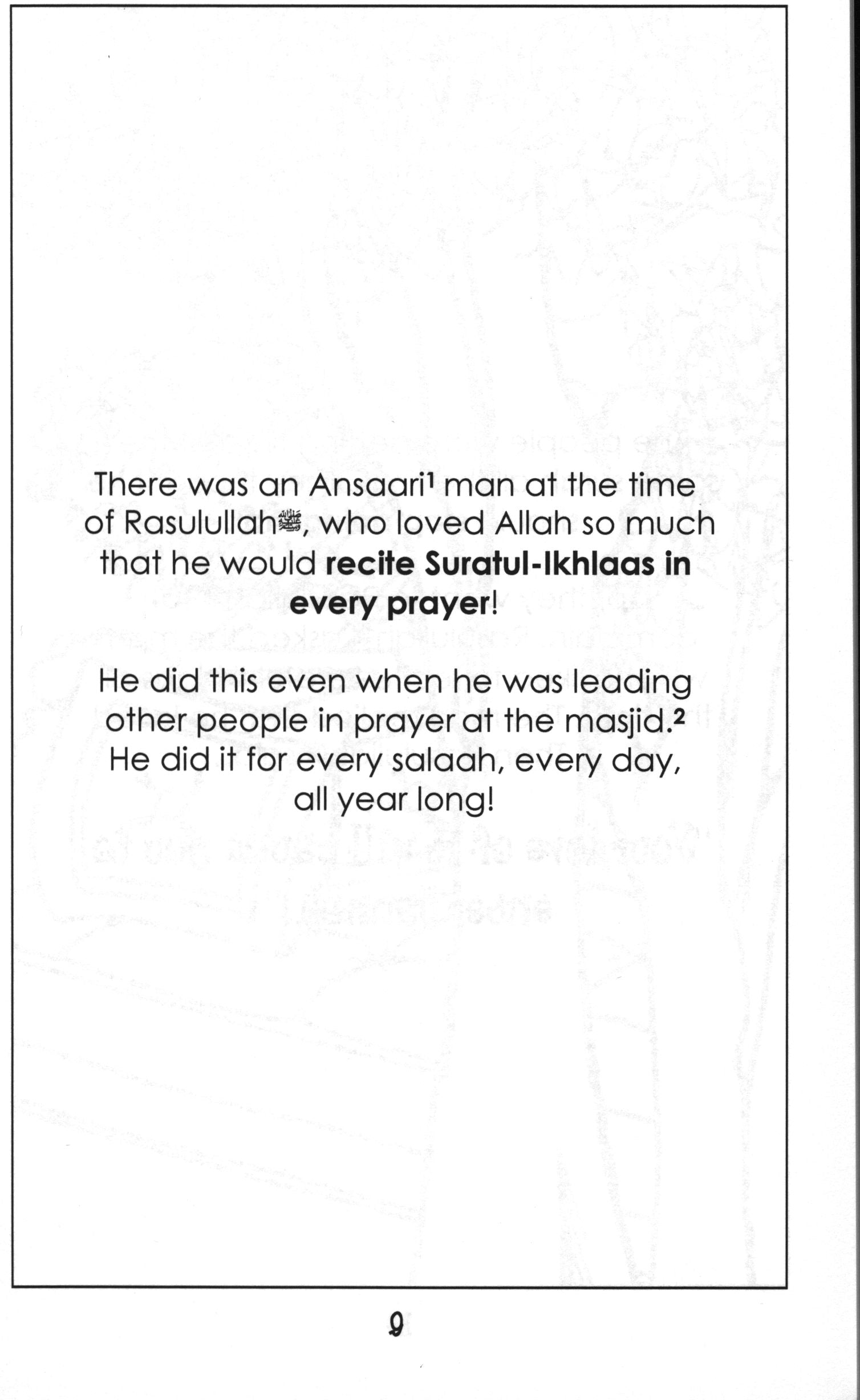 Surah 112 - Suratul Ikhlaas Mini Tafseer Book