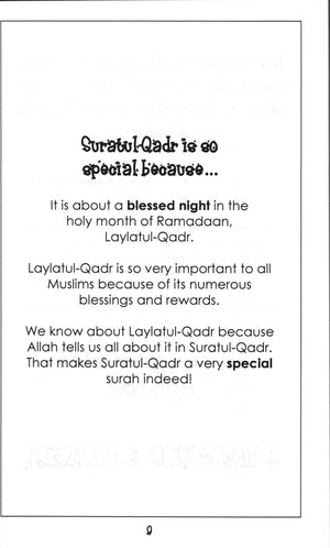 Surah 97 - Suratul-Qadr Mini Tafseer Book