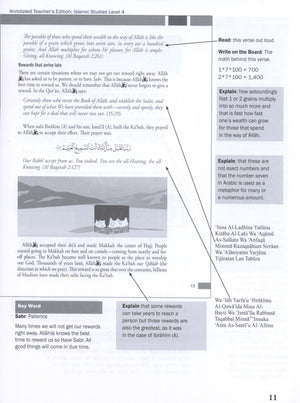 Weekend Learning Islamic Studies Teacher Manual Level 4