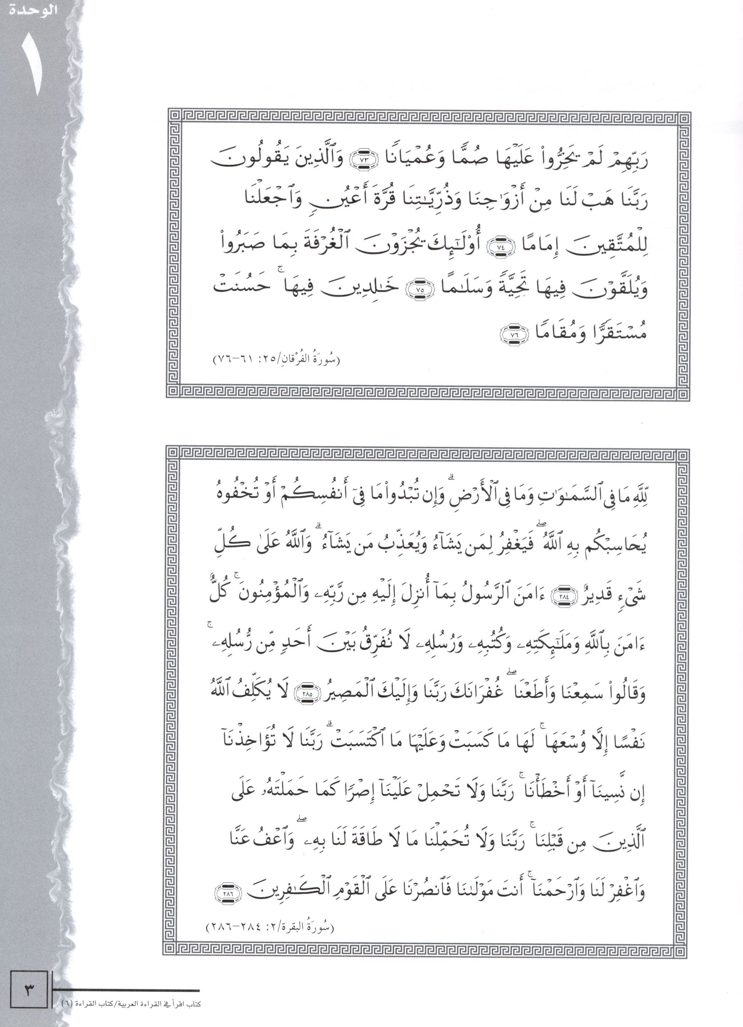كتاب القراءة العربية اقرأ المستوى 6