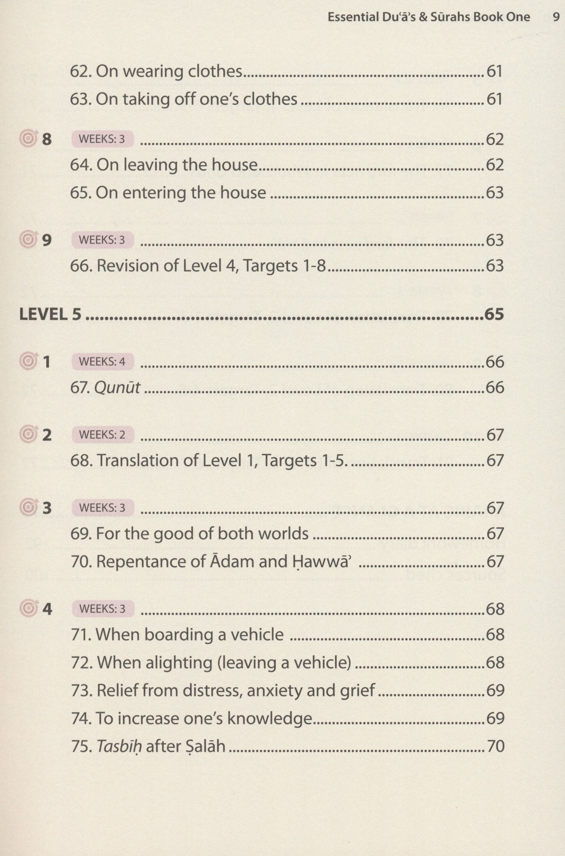 Essential Duas and Surahs Book 1 (Urdu Script)