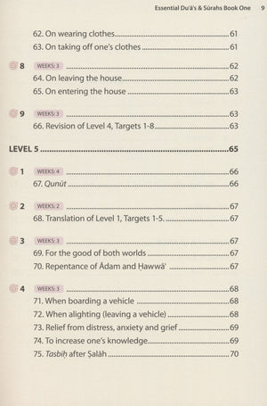 Essential Duas and Surahs Book 1 (Urdu Script)