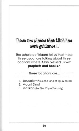Surah 95 - Suratut-Teen Mini Tafseer Book