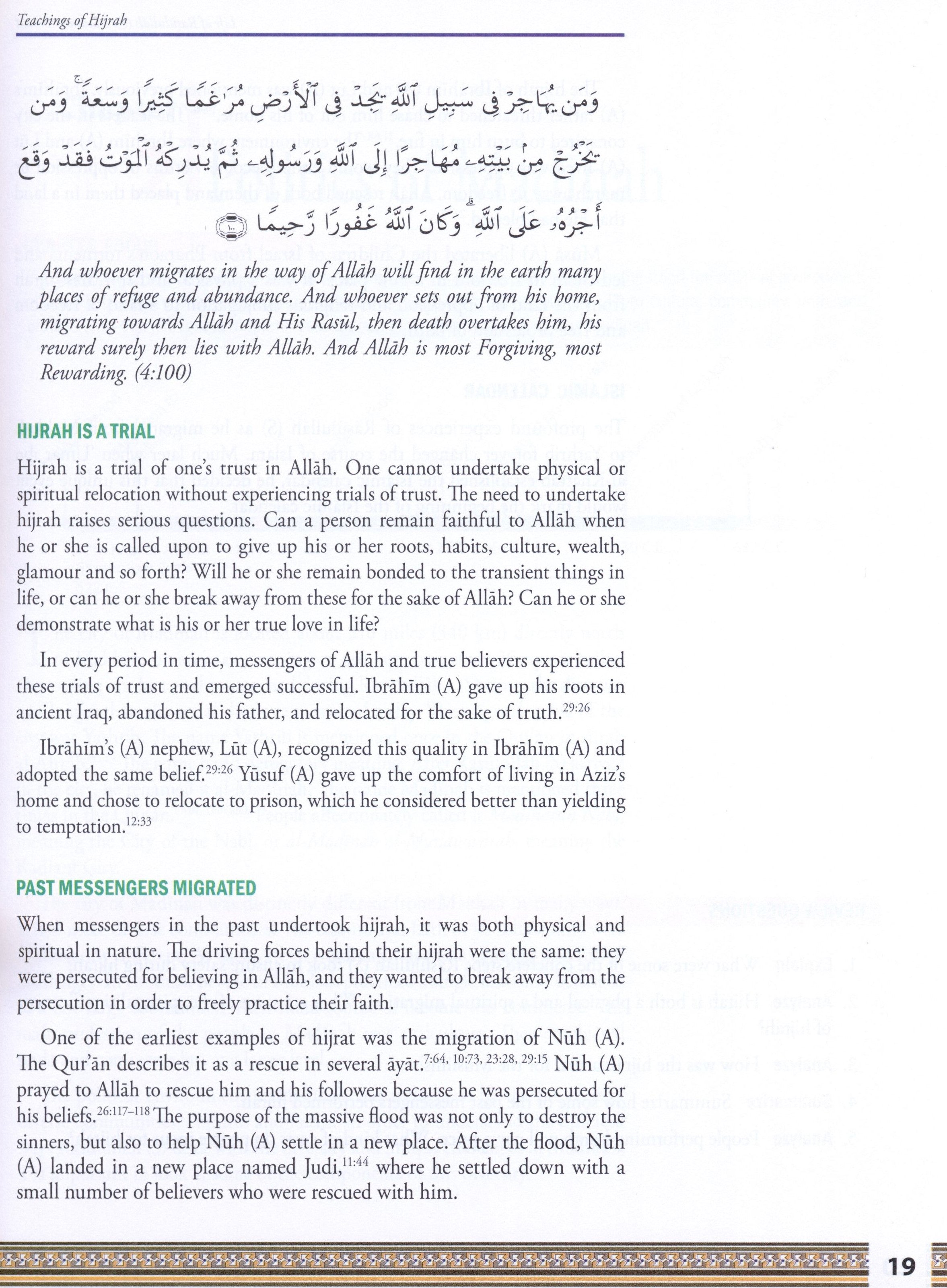 Weekend Learning Life of Rasulullah Madinah Period