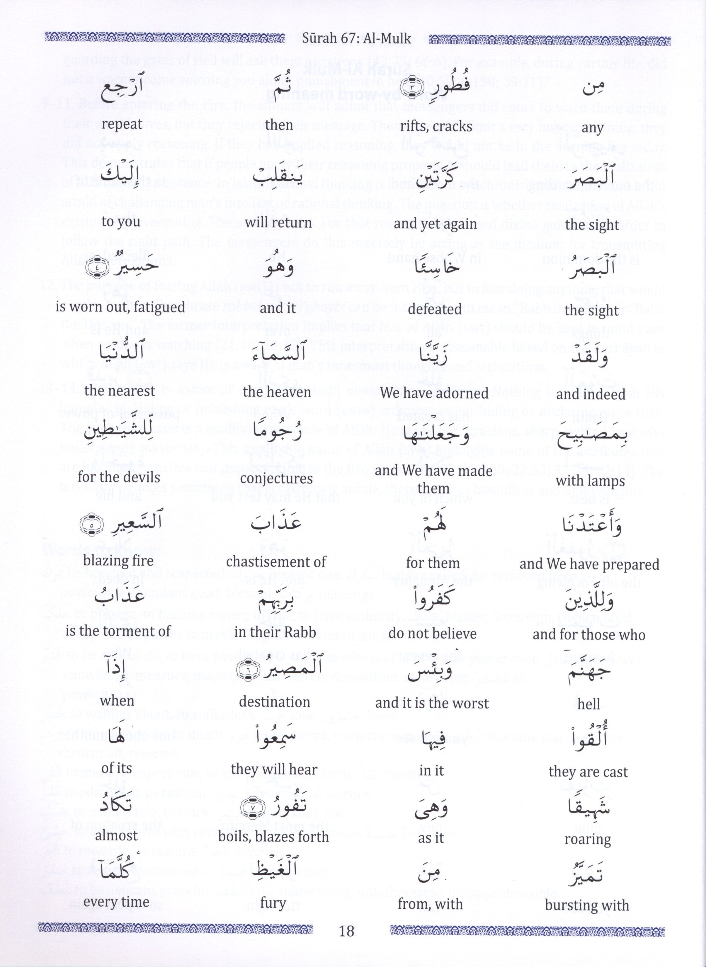 تعليم جزء تبارك (الجزء 29) لطلاب المدارس في عطلة نهاية الأسبوع