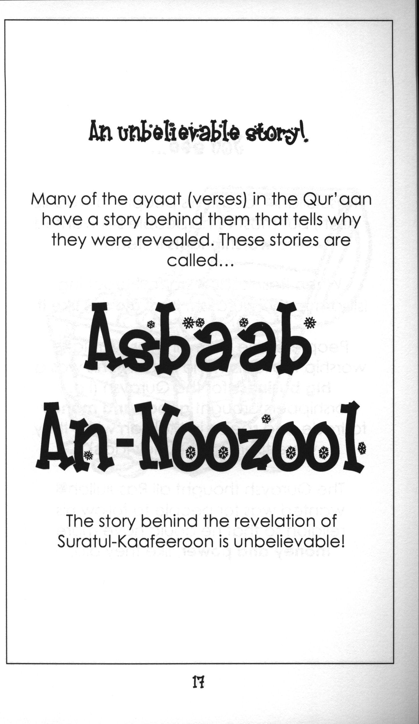 Surah 109 - Suratul Kafeeroon Mini Tafseer Book