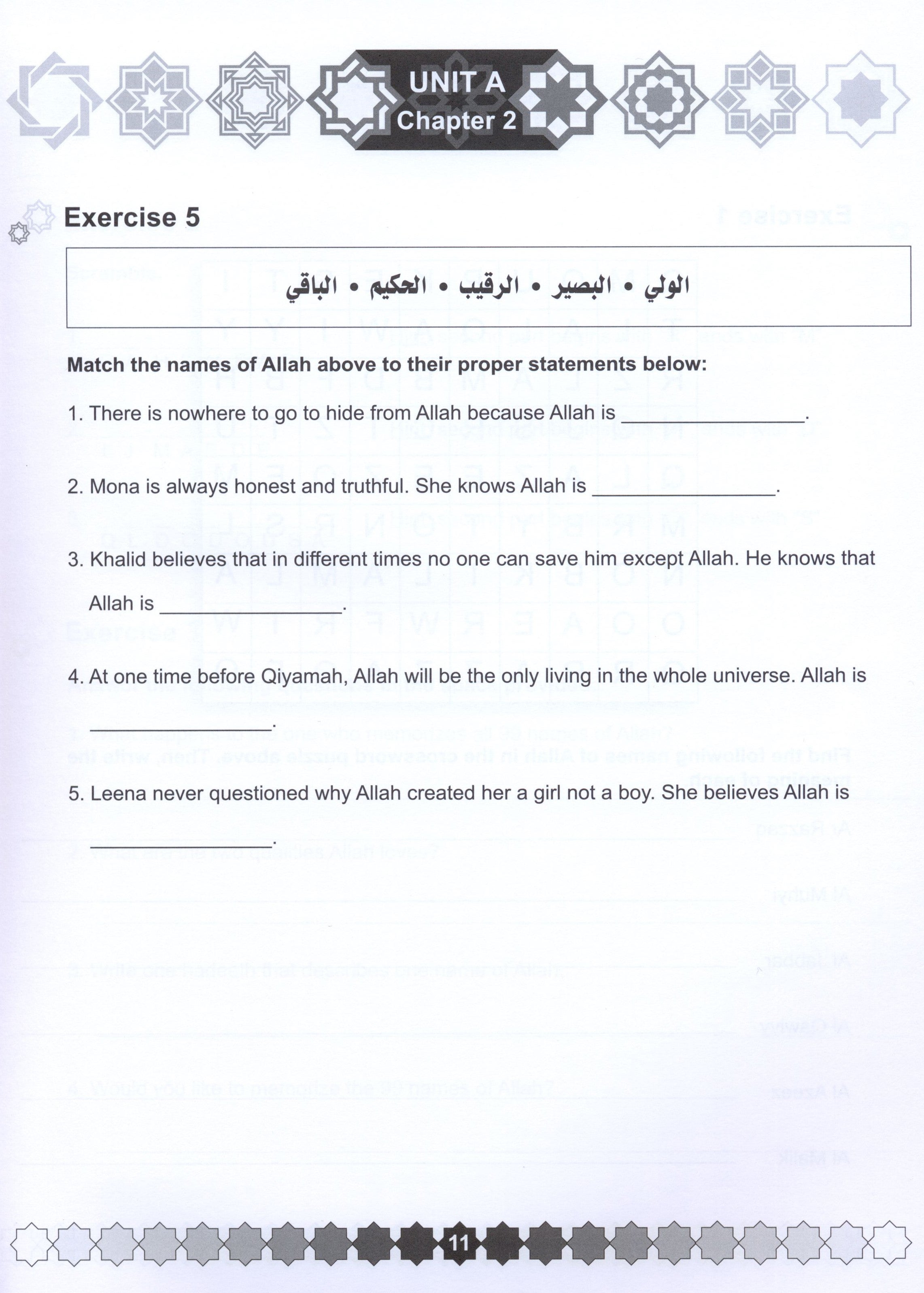 I Love Islam Workbook Level 5 - First Edition