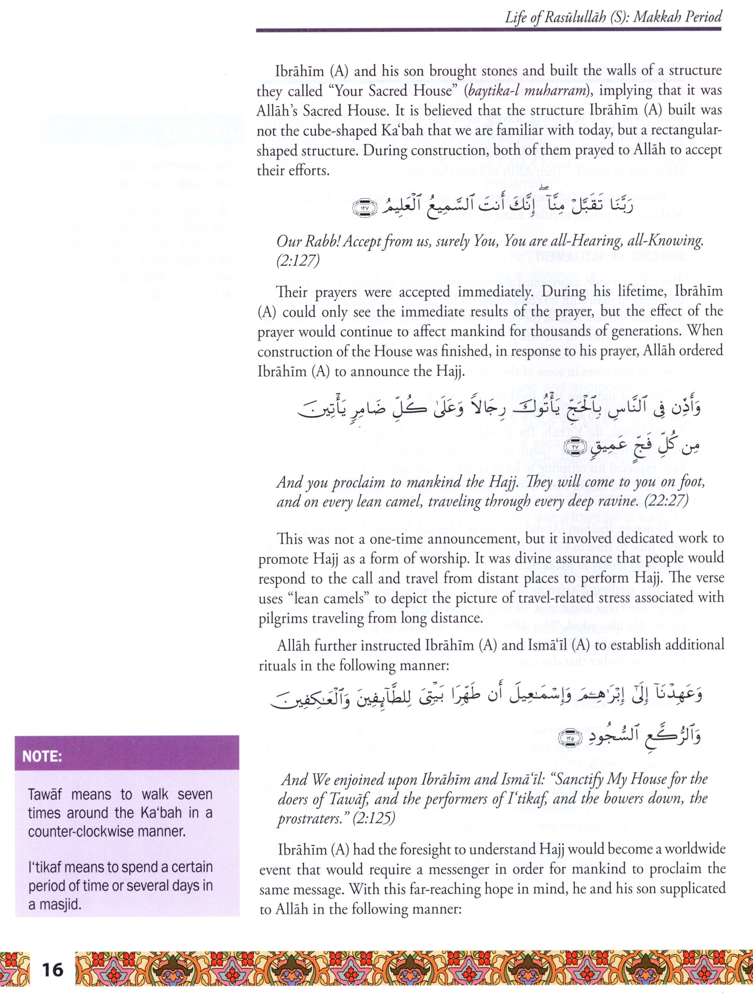 Weekend Learning Life of Rasulullah Makkah Period