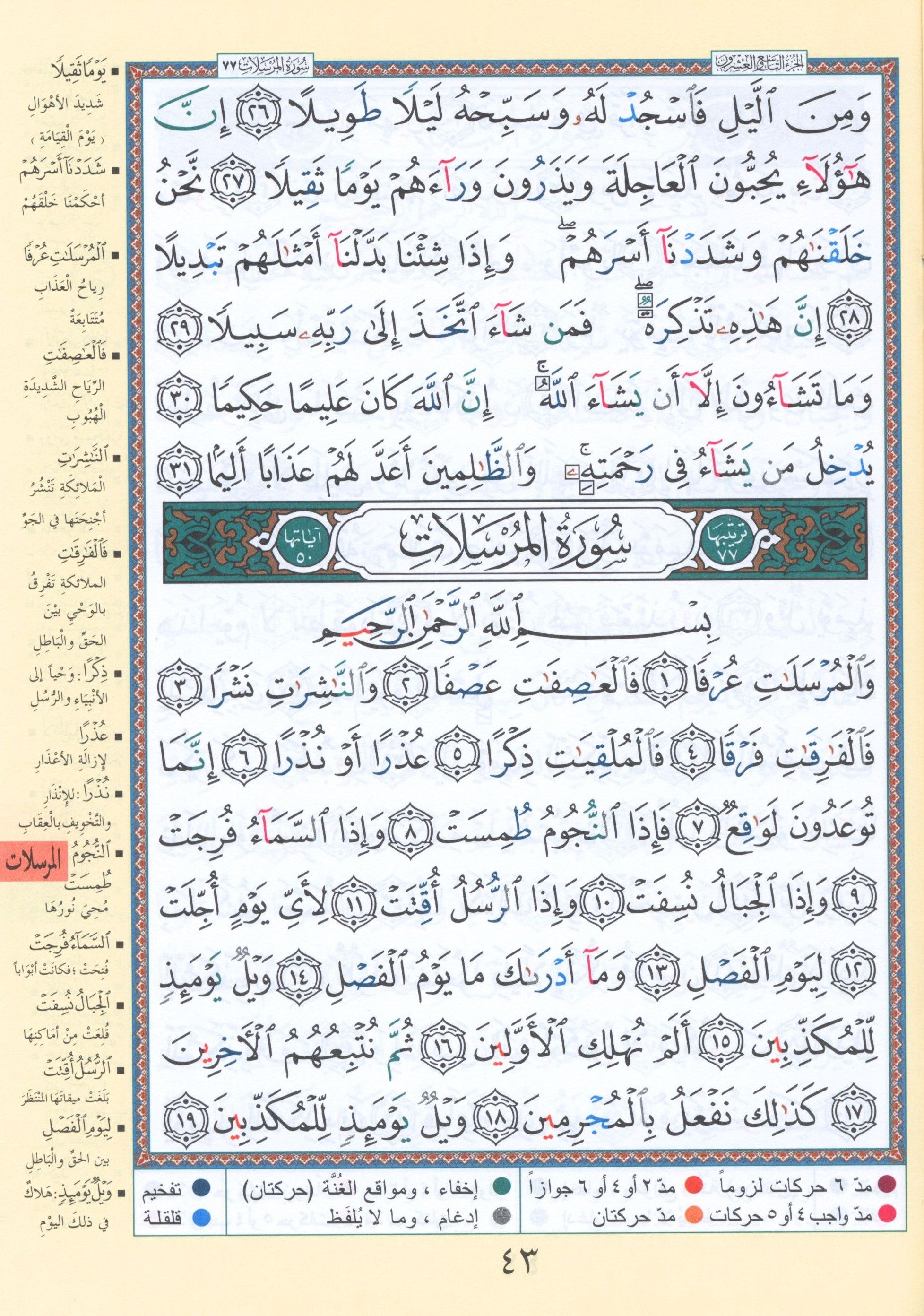 قرآن التجويد جزء 