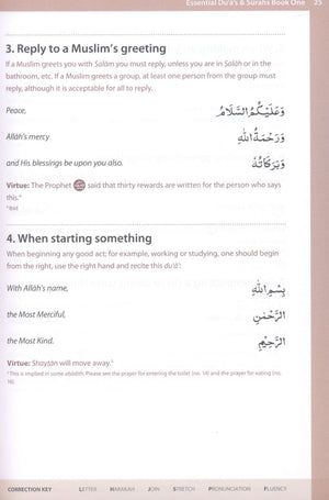 Essential Duas and Surahs Book 1 (Urdu Script)