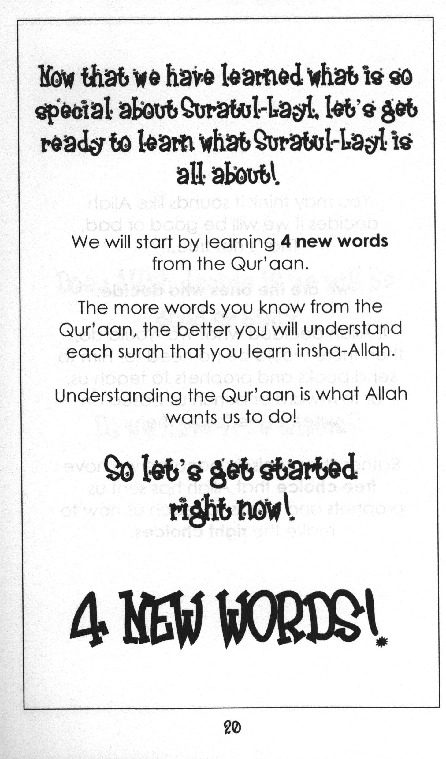 Surah 92 -  Suratul Layl Mini Tafseer Book