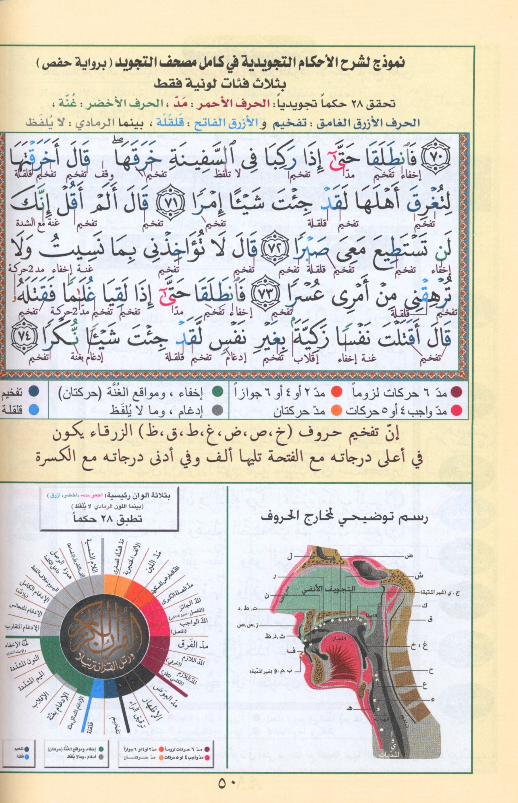 Tajweed Quran without Case 7" x 9"