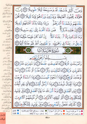 تجويد القرآن جزء تبارك الجزء 29 (7