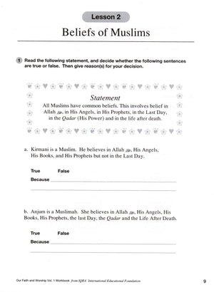 Our Faith and Worship Workbook Volume 1