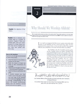 Weekend Learning Islamic Studies Teacher Manual Level 5