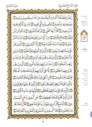Al-Qaidah An-Noraniah - Juz’ Tabarak & Suratul-Fatihah for Beginners Large 7 x 9 القاعدة النورانية وتطبيقاتها على جزء تبارك مع سورة الفاتحة للمبتدئين