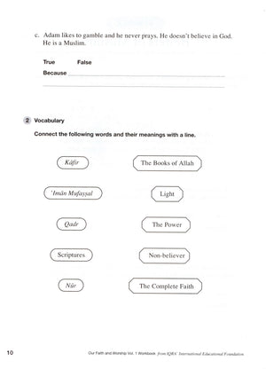 Our Faith and Worship Workbook Volume 1
