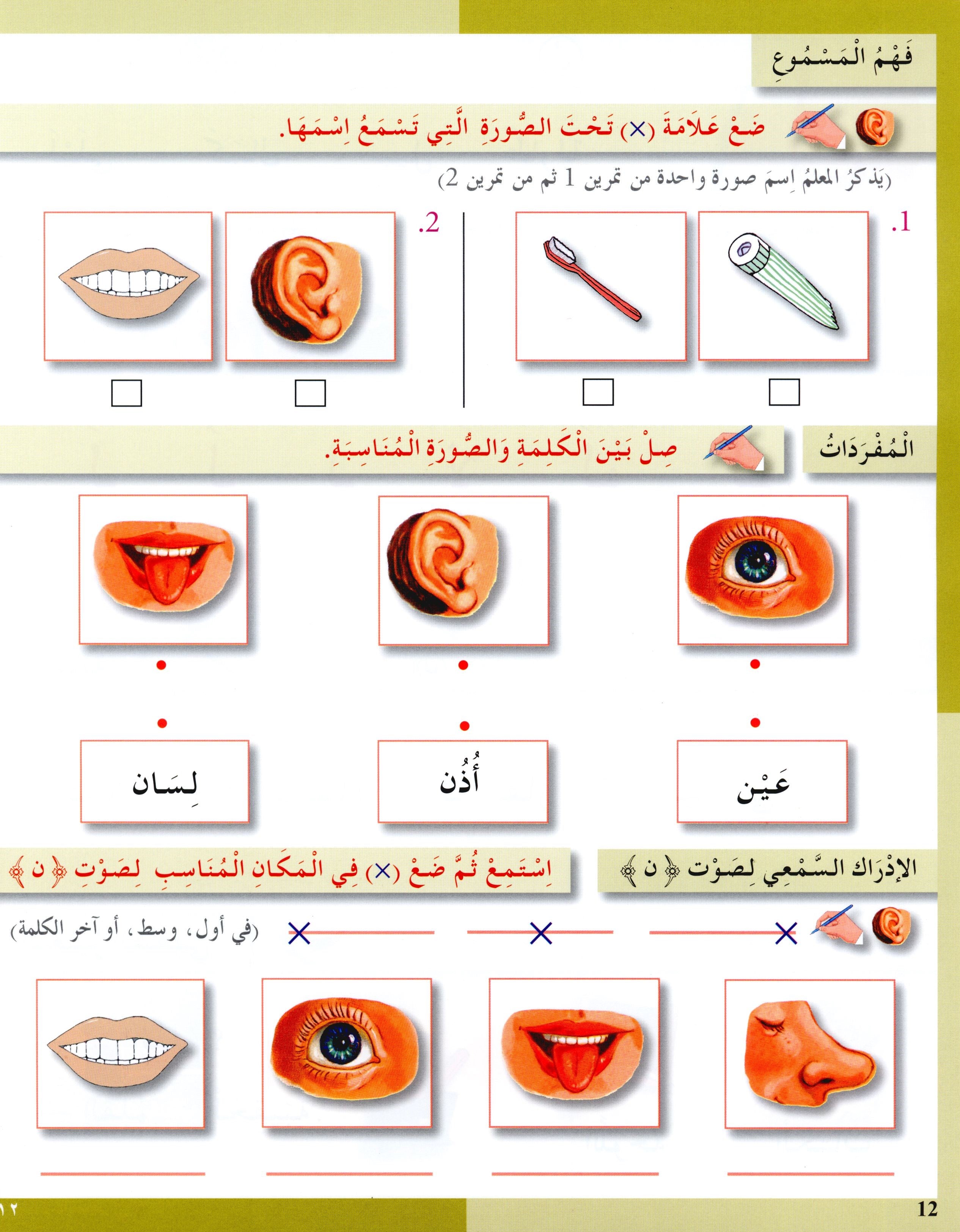 I Love The Arabic Language Workbook Level 1 أحب اللغة العربية