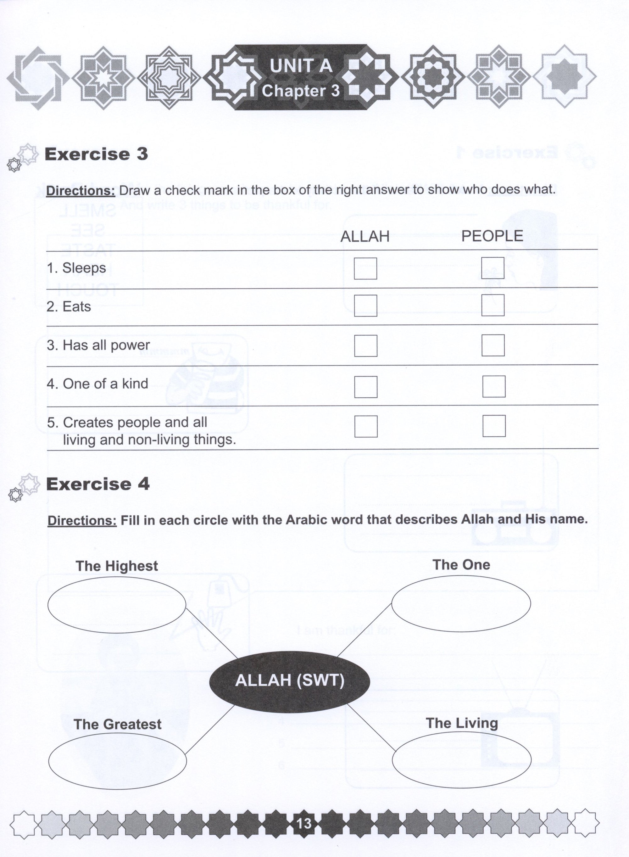 I Love Islam Weekend Edition Workbook Level 1