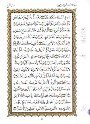 Al-Qaidah An-Noraniah - Juz’ Tabarak & Suratul-Fatihah for Beginners Large 7 x 9 القاعدة النورانية وتطبيقاتها على جزء تبارك مع سورة الفاتحة للمبتدئين