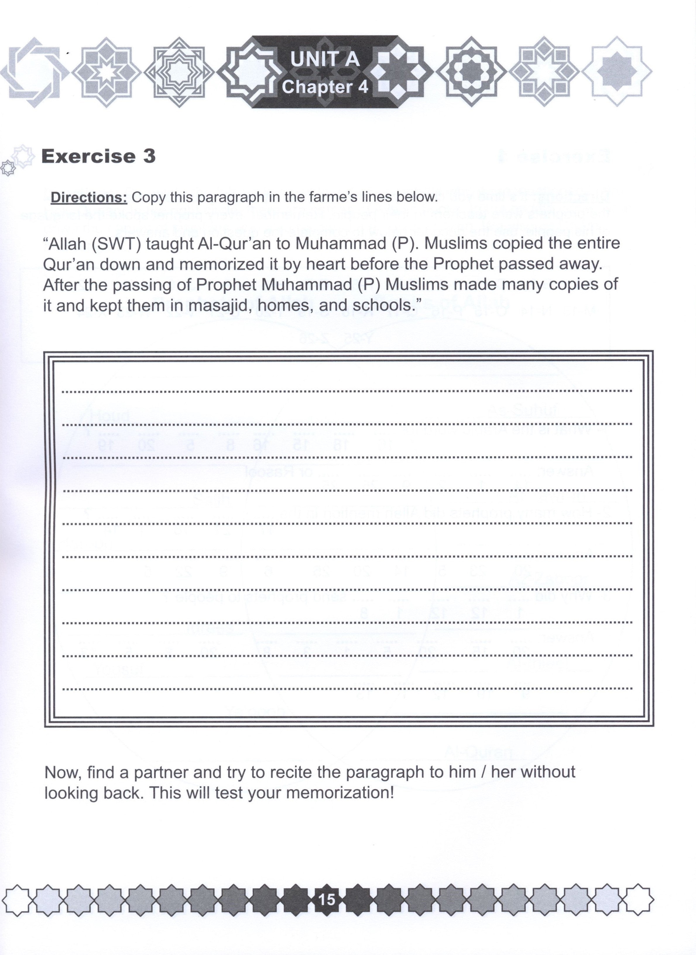 I Love Islam Workbook Level 3 - First Edition