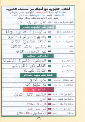 قرآن التجويد جزء 