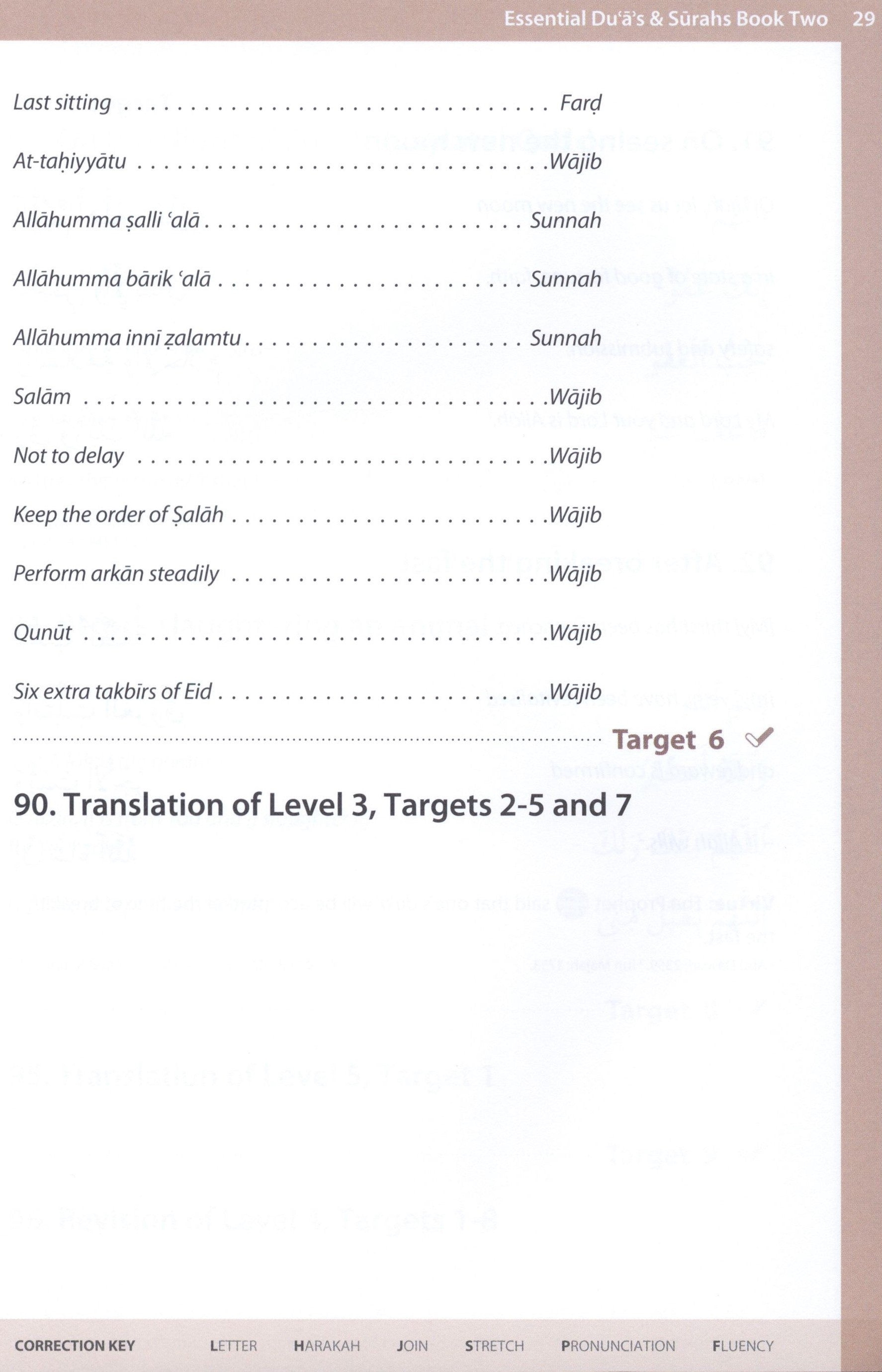 Essential Duas and Surahs Book 2 (Madinah Script)