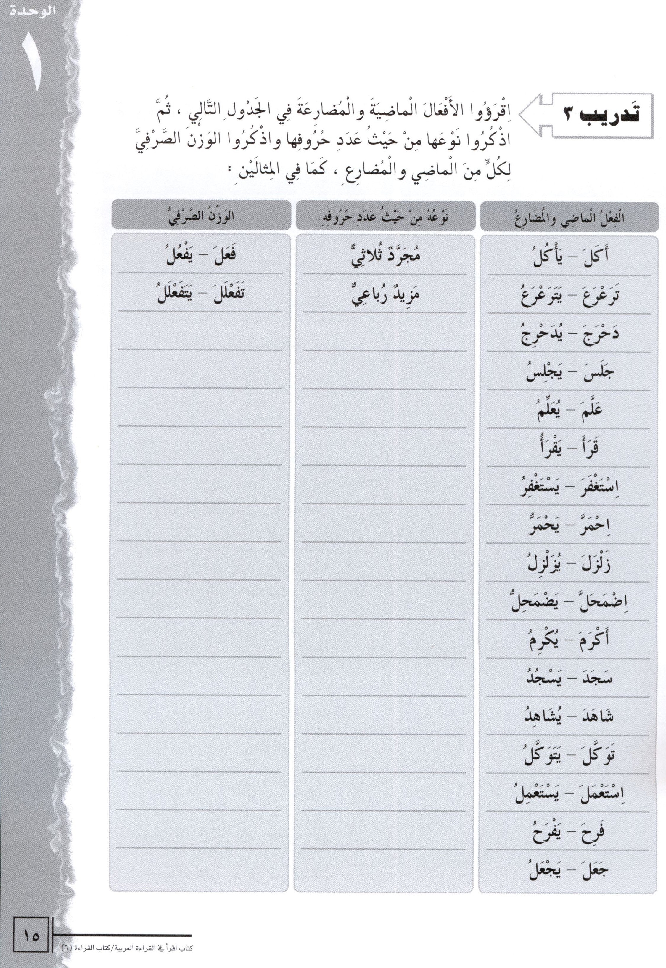 كتاب القراءة العربية اقرأ المستوى 6