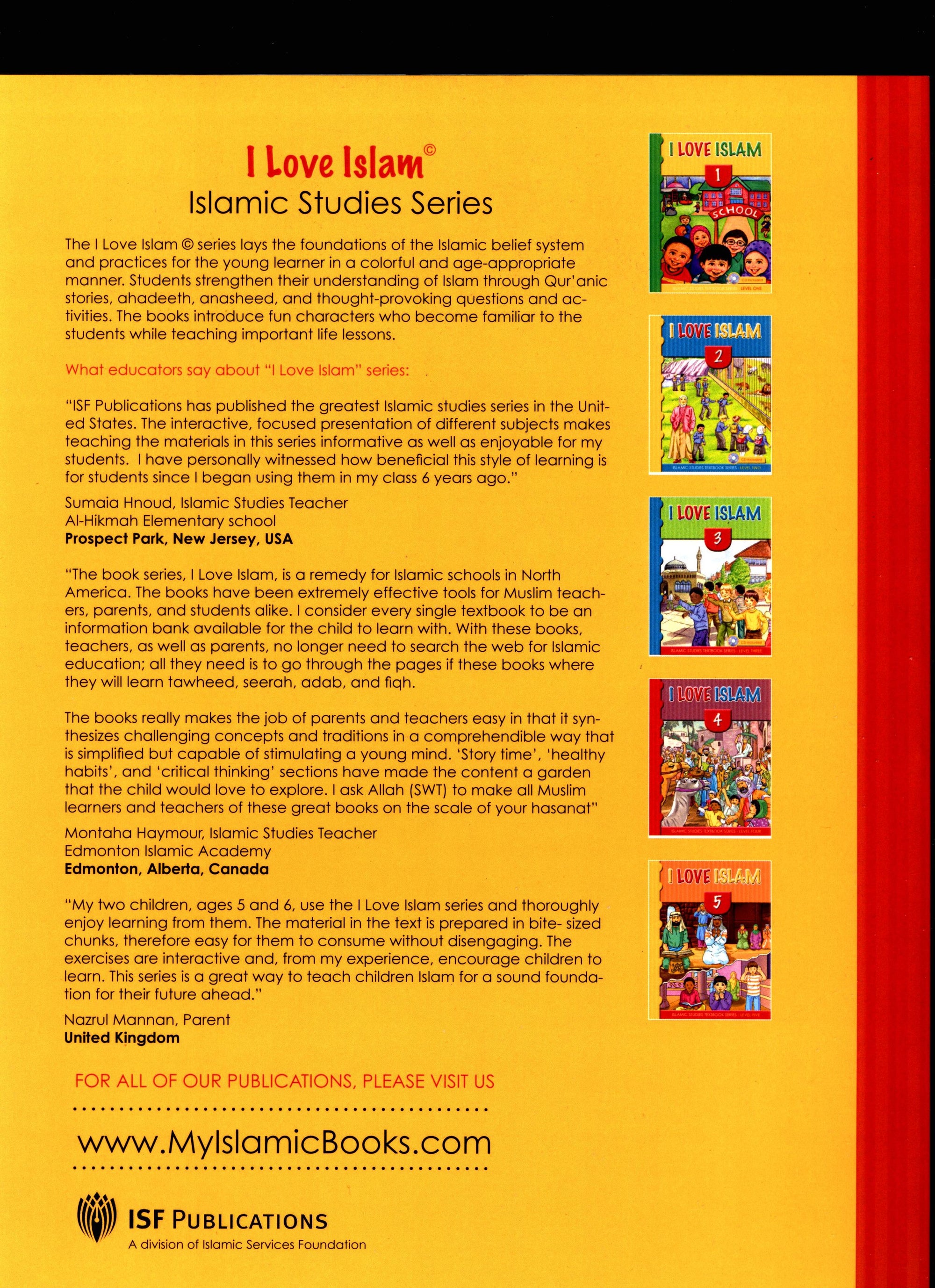 I Love Islam Teacher / Parent Guide Level 4