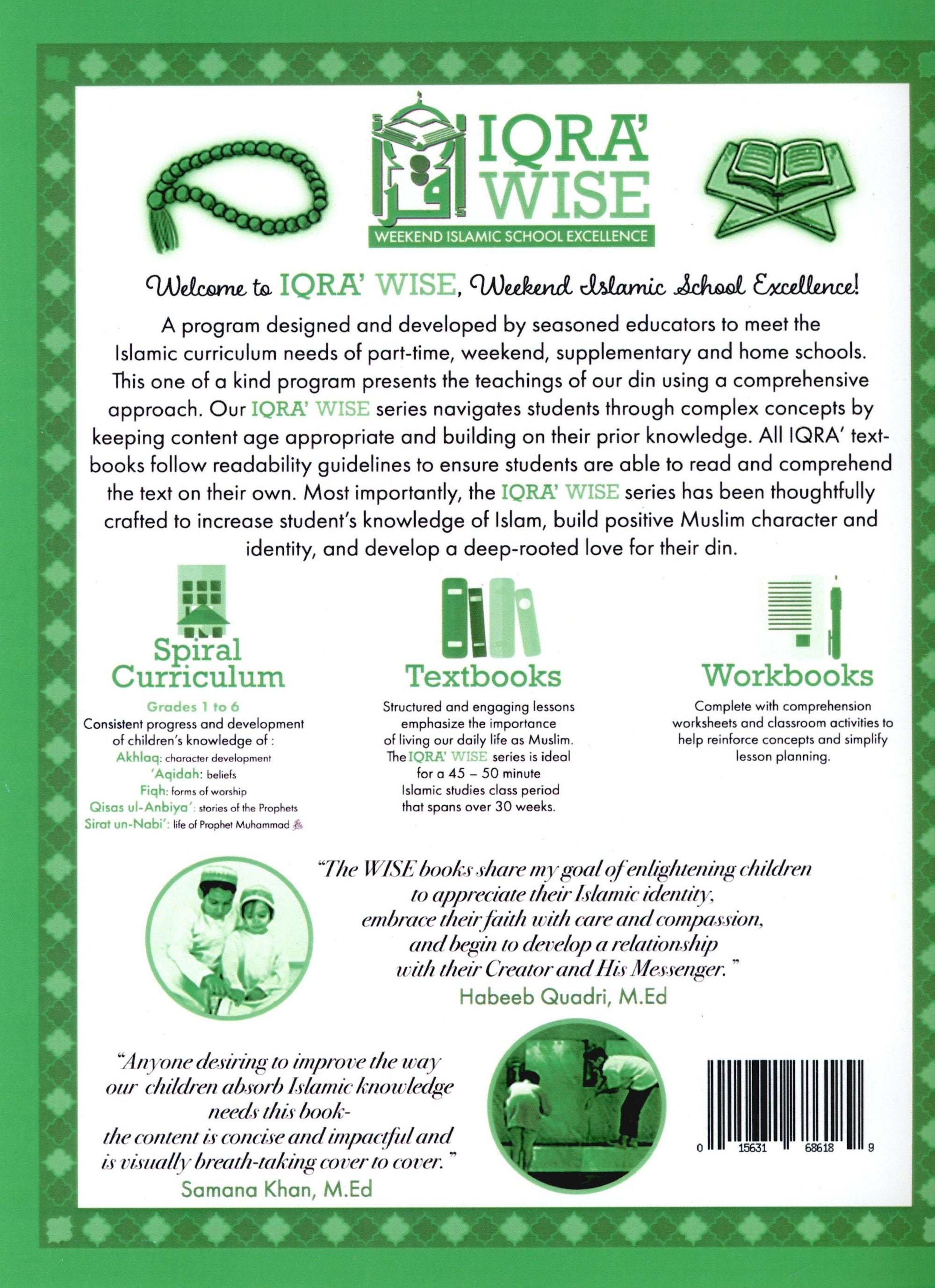 IQRA' WISE Workbook 4th Grade