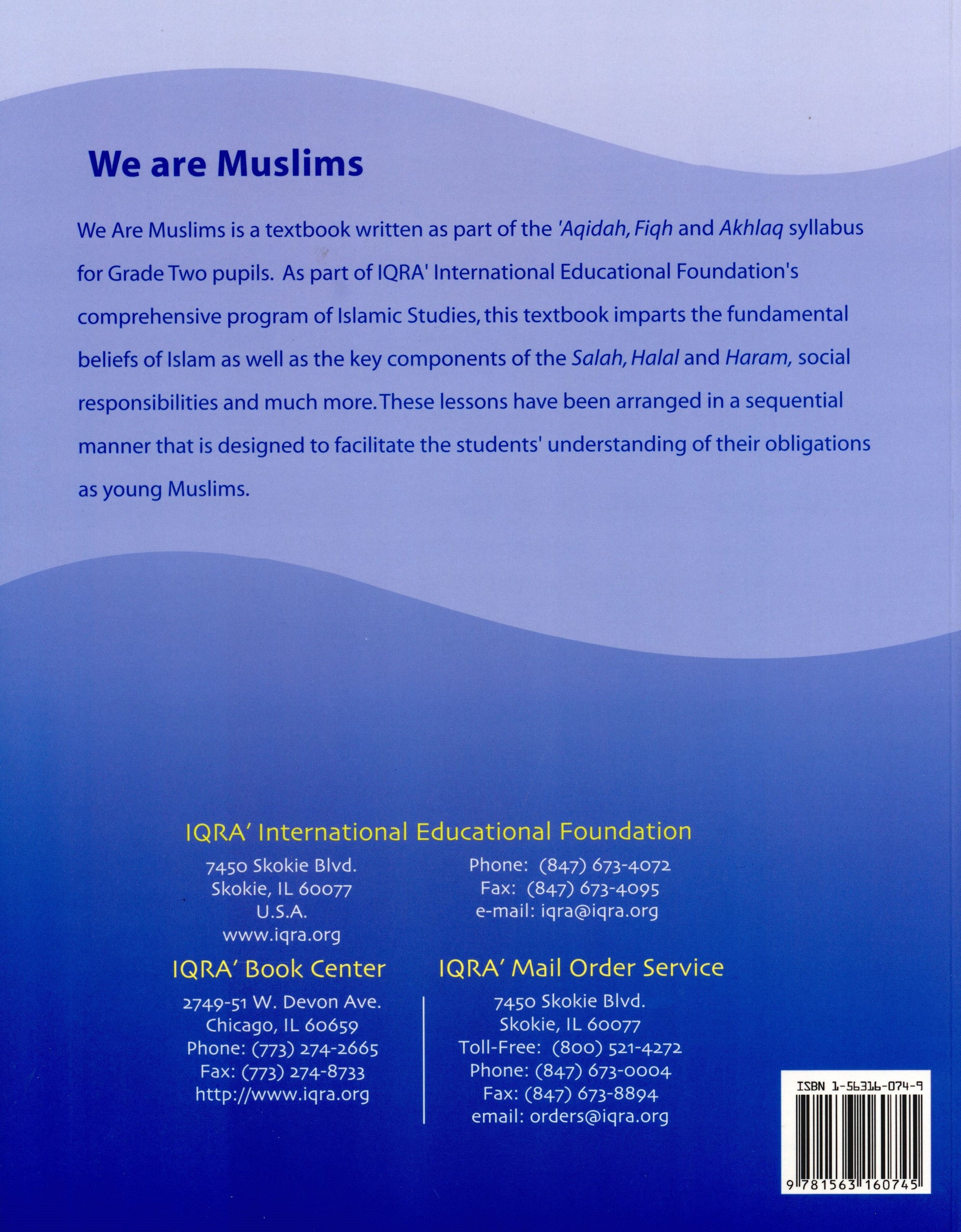 We Are Muslims Textbook Grade 2