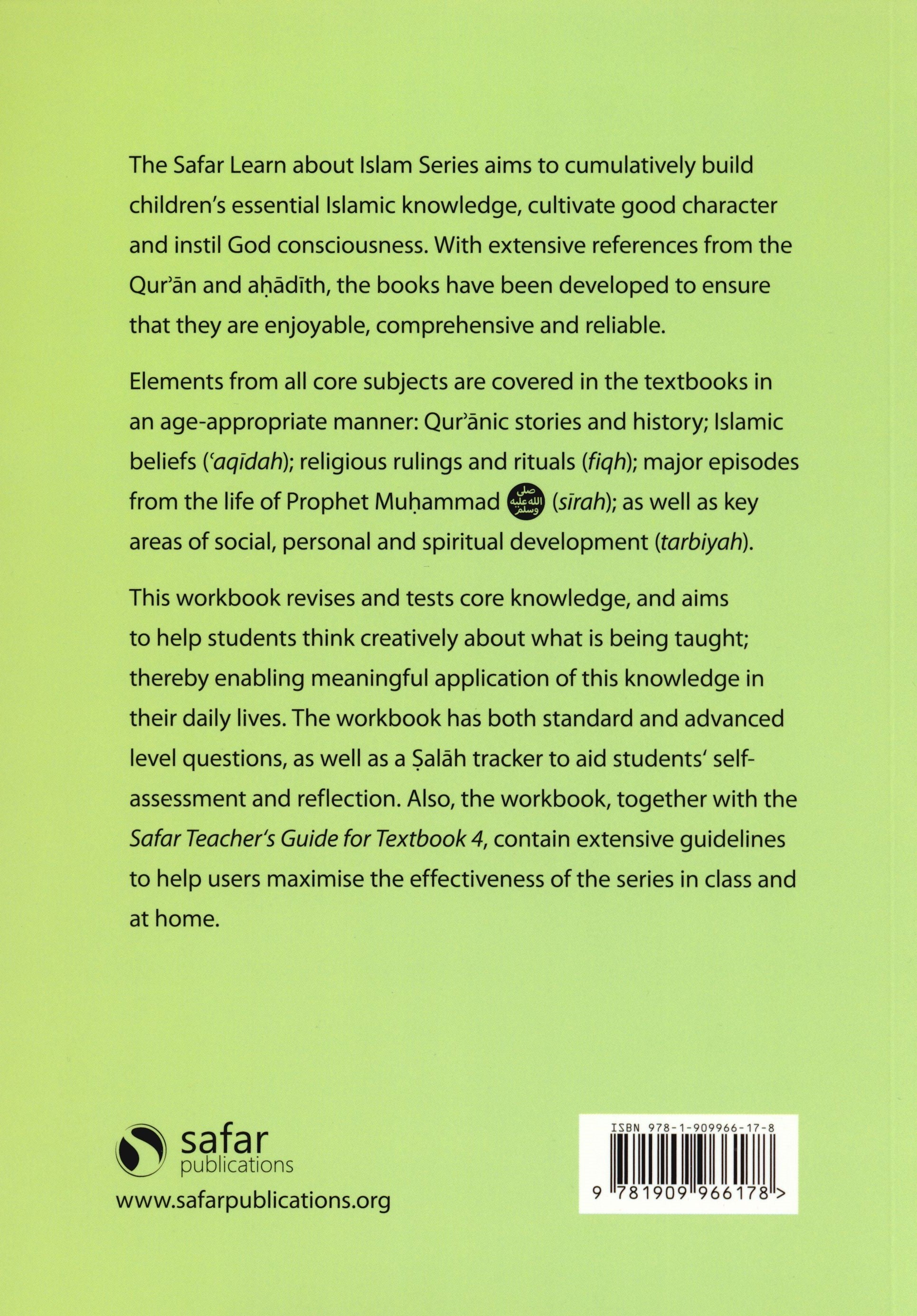 Safar Islamic Studies Workbook 4