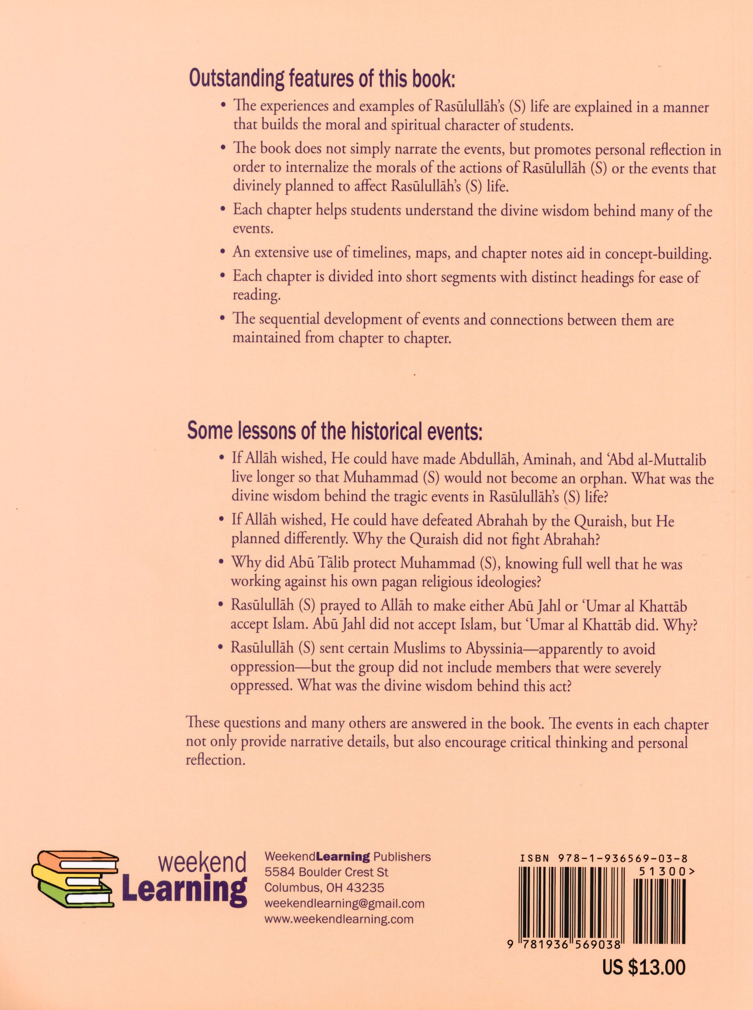 Weekend Learning Life of Rasulullah Makkah Period
