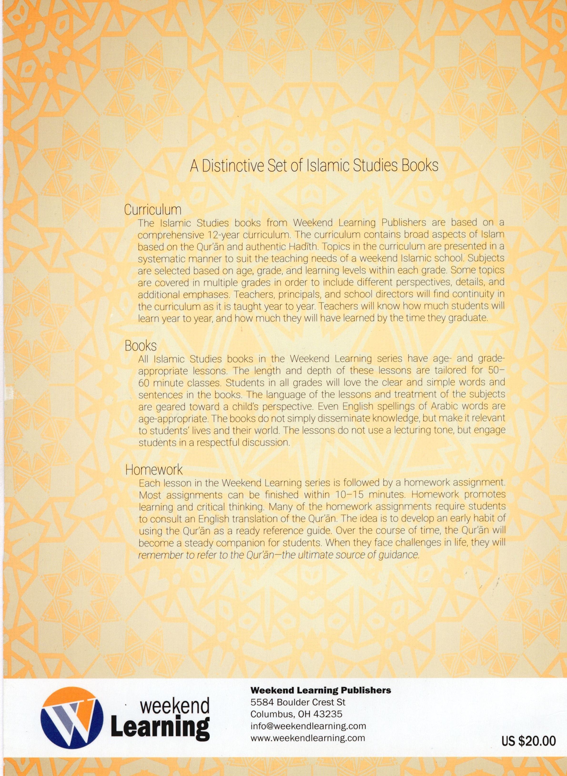 Weekend Learning Islamic Studies Teacher Manual Level 5
