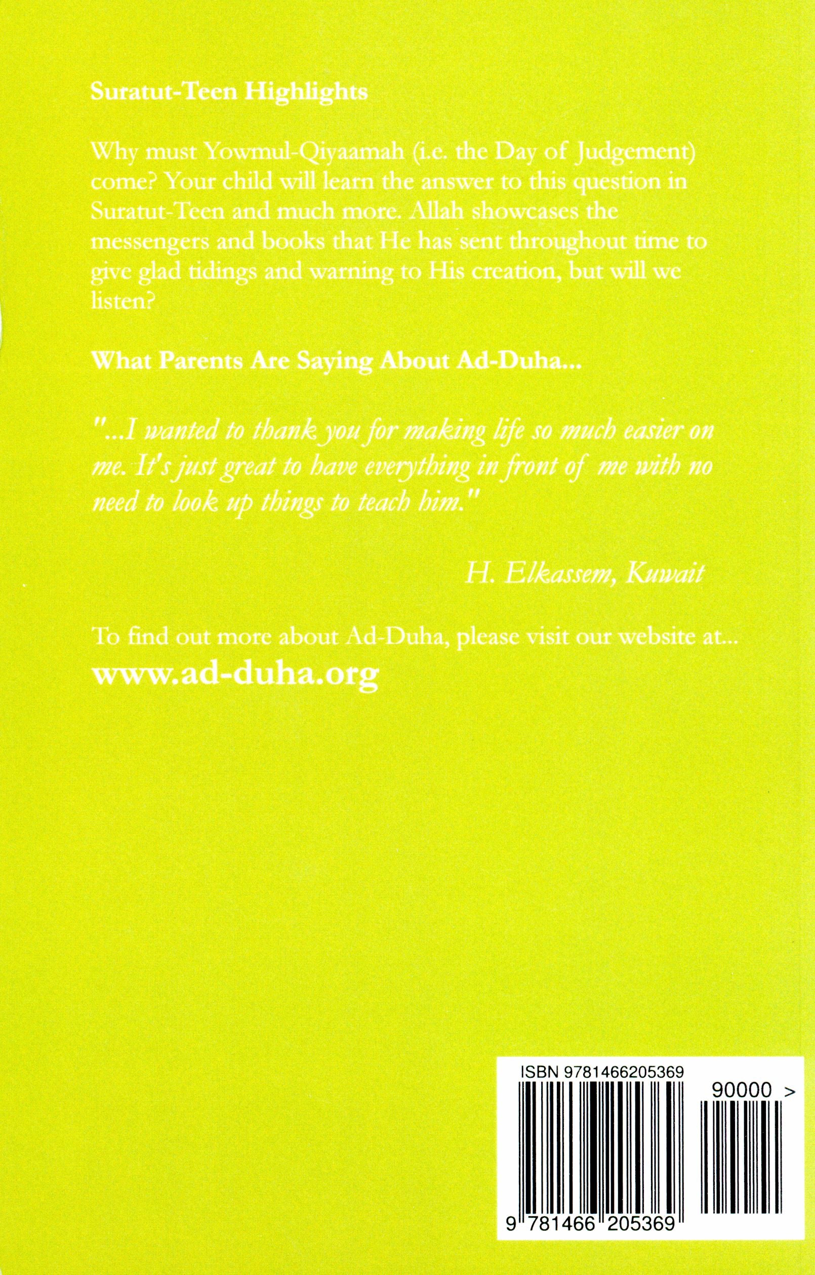 Surah 95 - Suratut-Teen Mini Tafseer Book