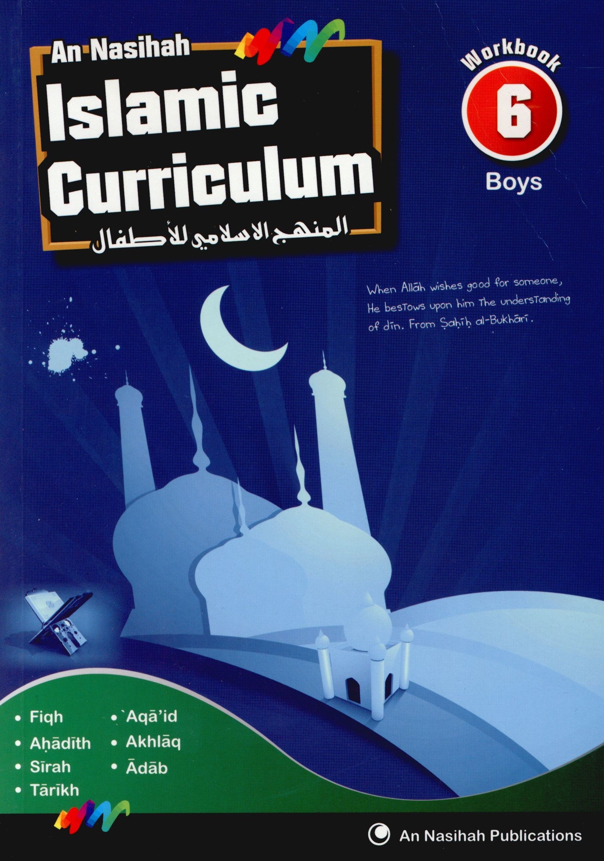An Nasihah Islamic Curriculum Workbook 6 (Boys)
