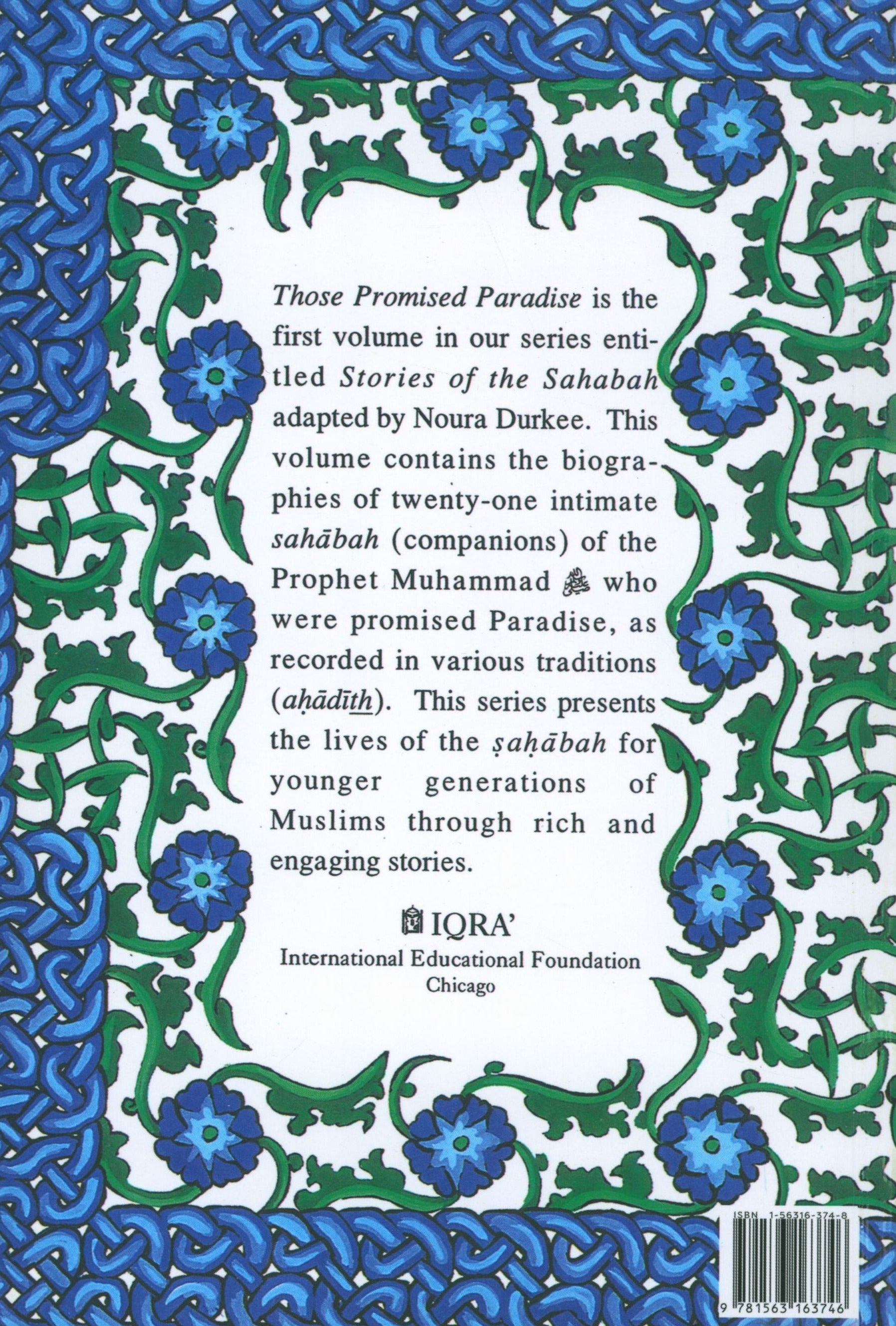 Stories of the Sahabah Volume 1 - Those Promised Paradise
