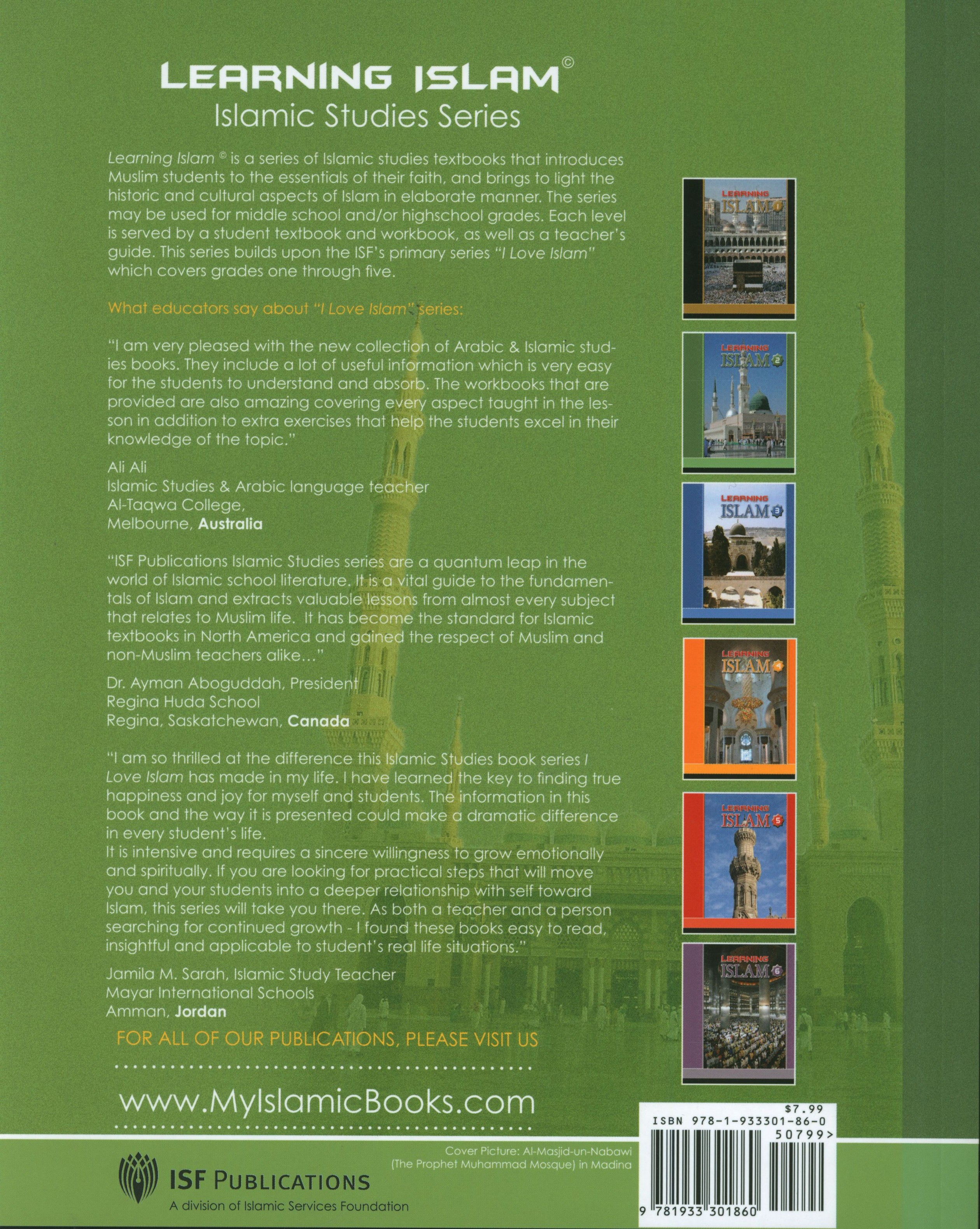 Learning Islam Weekend Edition Worksheets Level 2 (7th Grade)