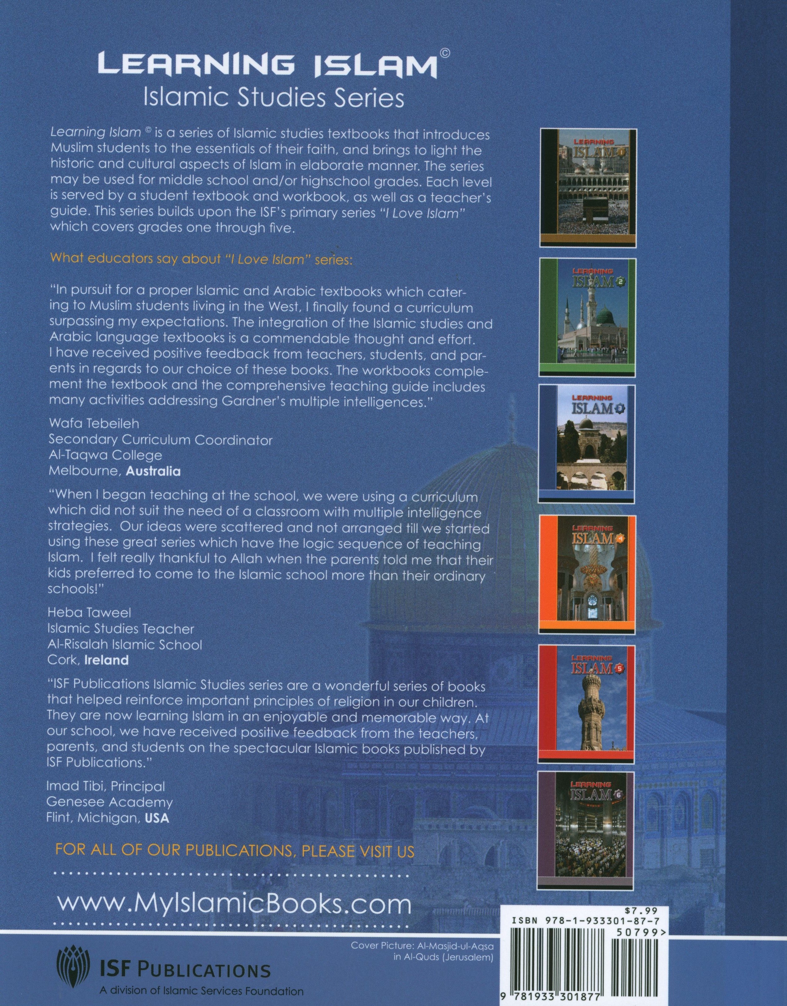 Learning Islam Weekend Edition Worksheets Level 3 (8th Grade)