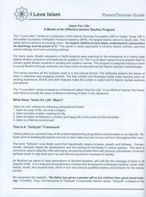 I Love Islam Teacher / Parent Guide Level 5 - First Edition