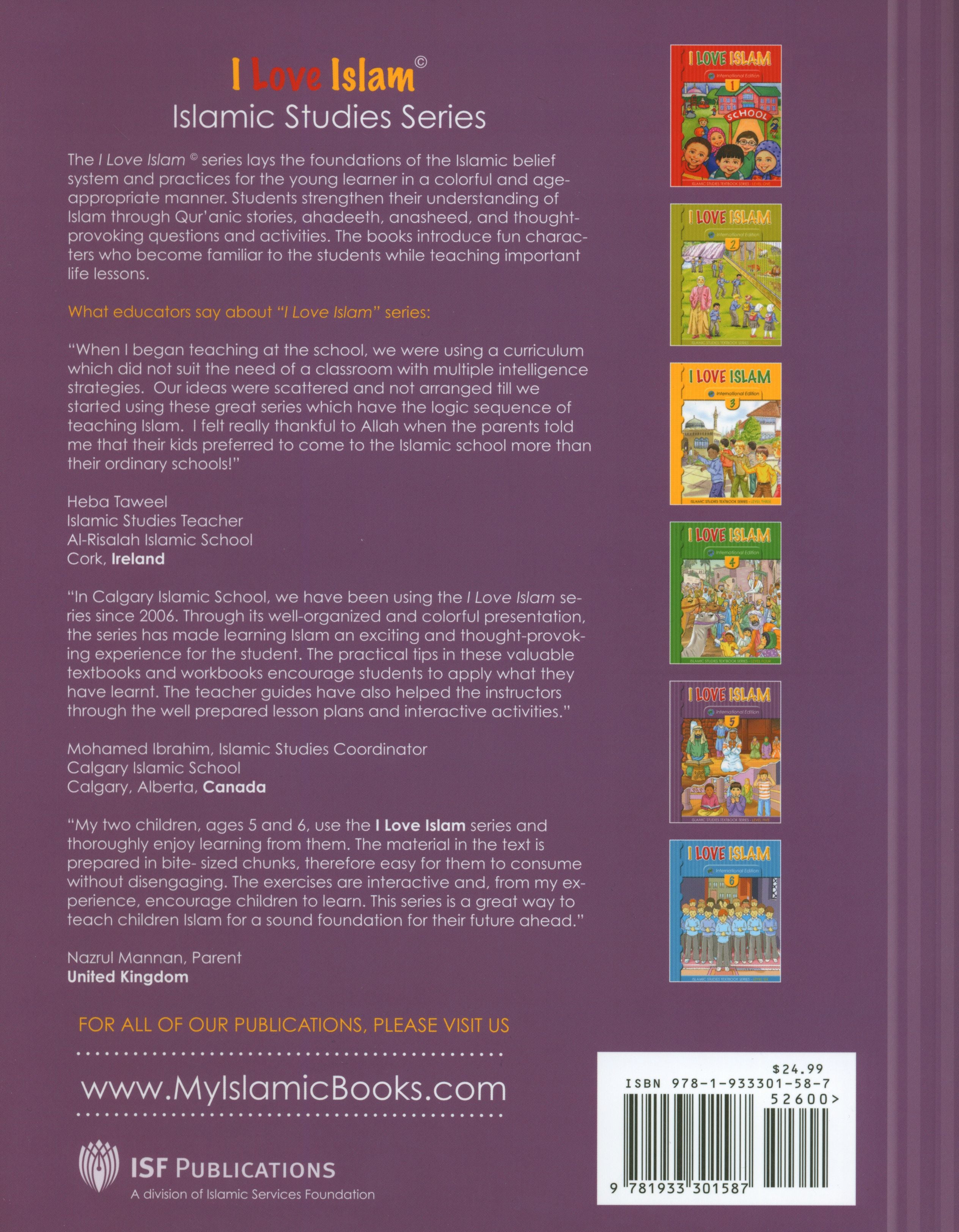 I Love Islam Teacher / Parent Guide Level 5 - First Edition